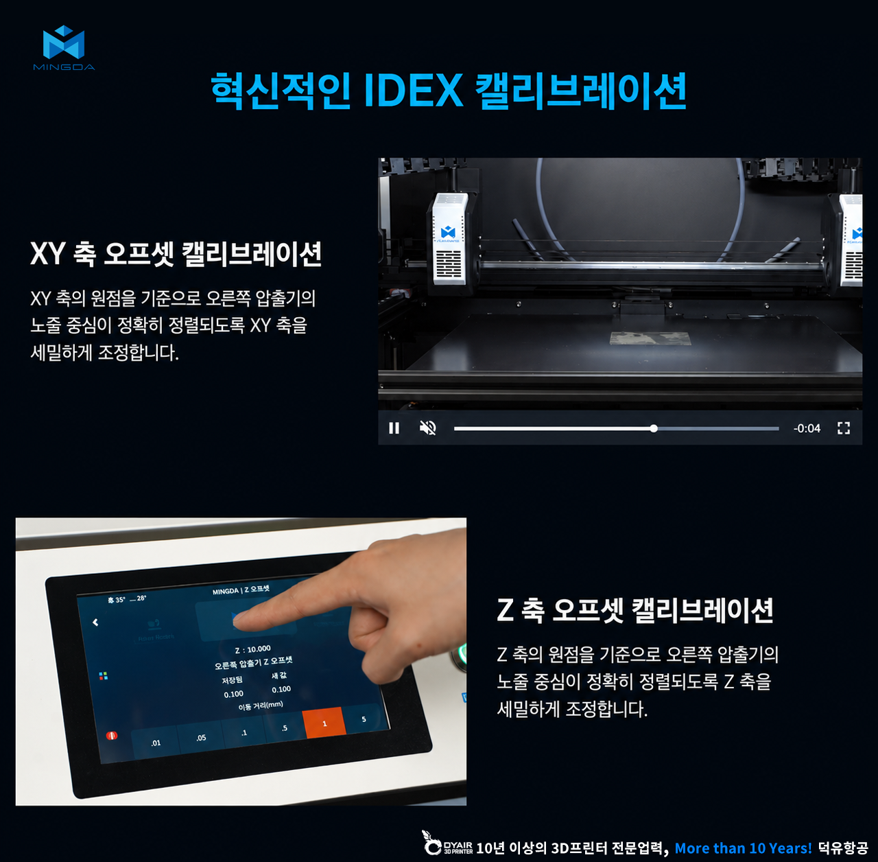 MINGDA MD-400D 3D프린터, 밍다 산업용 대형 3D프린터 모델명 MD400D